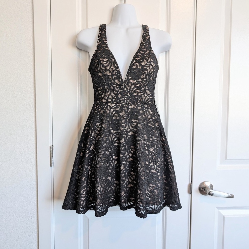 Express Black Lace Dress